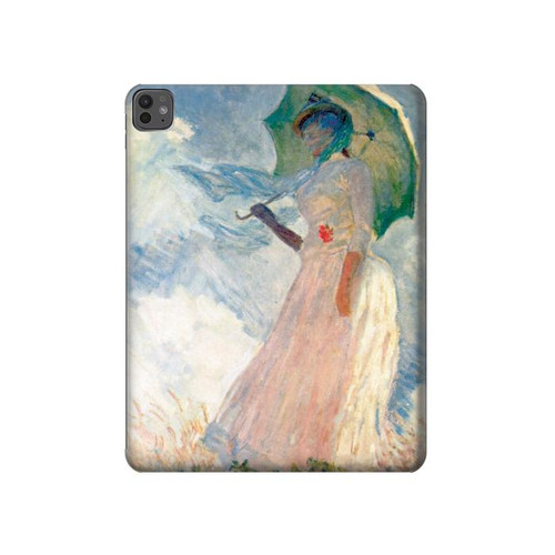 S0998 クロード・モネ 日傘を差す女 Claude Monet Woman with a Parasol iPad Pro 13 (2024,2025) タブレットケース
