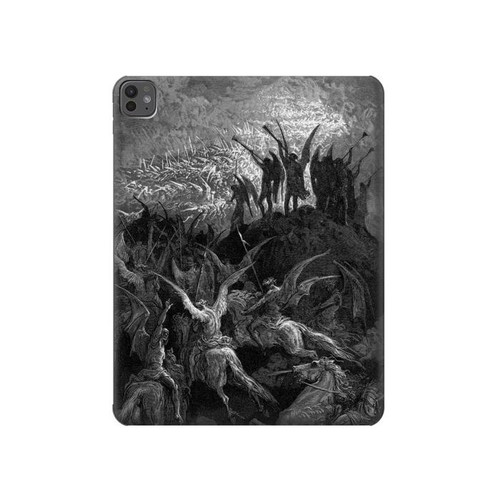 S1026 ギュスターヴ・ドレ 失楽園 Gustave Dore Paradise Lost iPad Pro 13 (2024,2025), Air 13 2026 タブレットケース