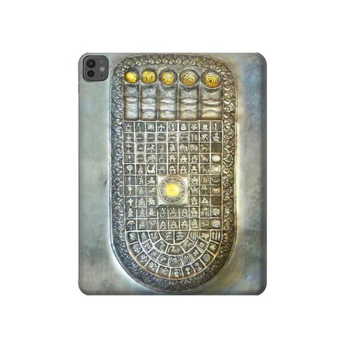 S1484 仏足跡 Buddha Footprint iPad Pro 13 (2024) タブレットケース