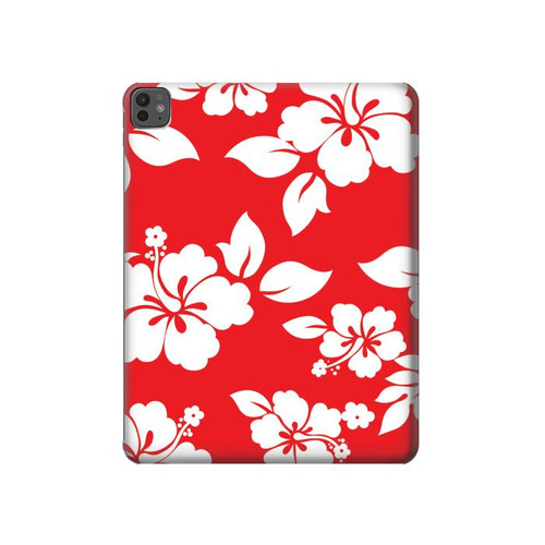S1949 ハワイのハイビスカス柄 Hawaiian Hibiscus Pattern iPad Pro 13 (2024,2025) タブレットケース