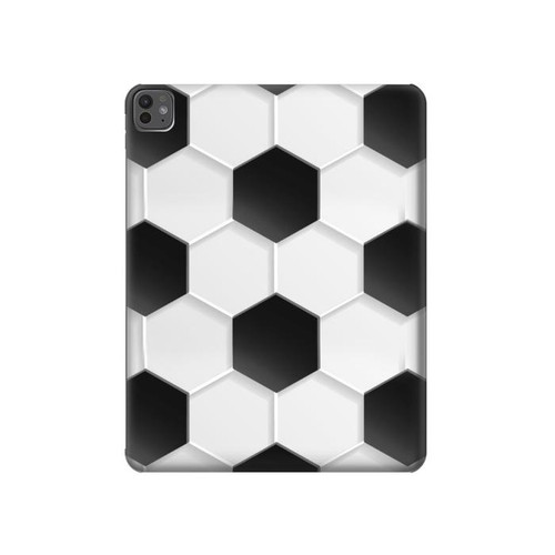 S2061 サッカーのパターン Football Soccer Pattern iPad Pro 13 (2024,2025), Air 13 2026 タブレットケース