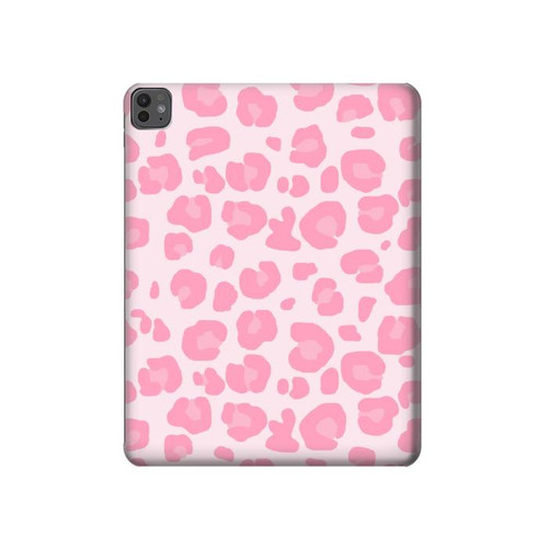 S2213 ピンクのヒョウ柄 Pink Leopard Pattern iPad Pro 13 (2024,2025) タブレットケース
