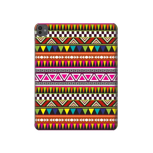 S2292 アステカ部族のパターン Aztec Tribal Pattern iPad Pro 13 (2024,2025), Air 13 2026 タブレットケース