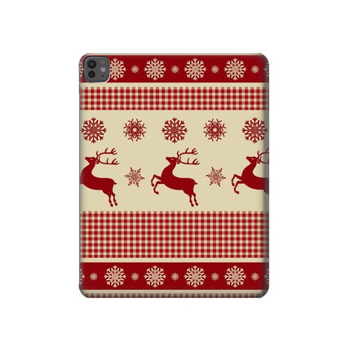 S2310 クリスマス 雪 トナカイ Christmas Snow Reindeers iPad Pro 13 (2024,2025), Air 13 2026 タブレットケース