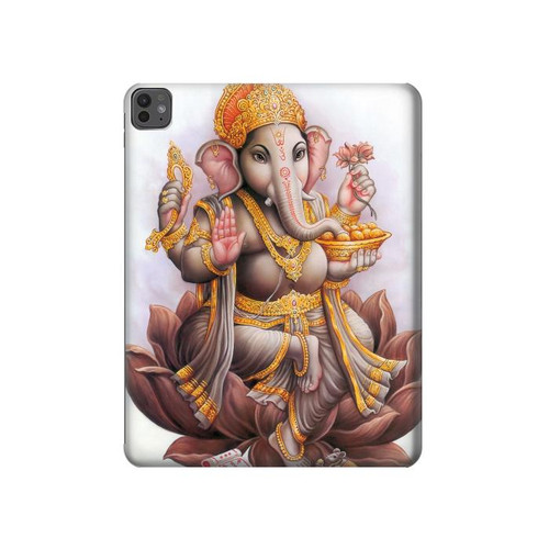 S2820 ヒンズー教神ガネーシャ Hindu God Ganesha Ganapati Vinayaka iPad Pro 13 (2024,2025), Air 13 2026 タブレットケース