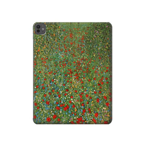 S2872 グスタフ・クリムト けしの野 Gustav Klimt Poppy Field iPad Pro 13 (2024,2025) タブレットケース