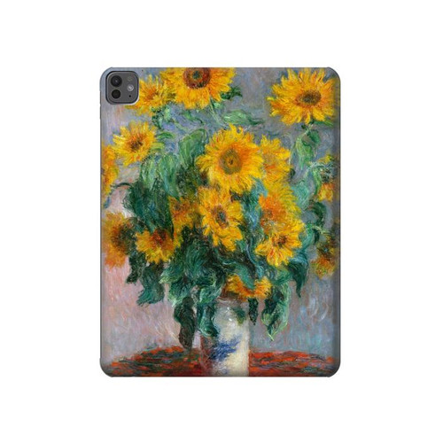 S2937 クロード・モネ ひまわり Claude Monet Bouquet of Sunflowers iPad Pro 13 (2024,2025) タブレットケース