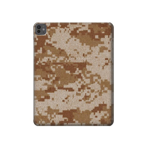 S2939 砂漠デジタル迷彩 Desert Digital Camo Camouflage iPad Pro 13 (2024,2025), Air 13 2026 タブレットケース
