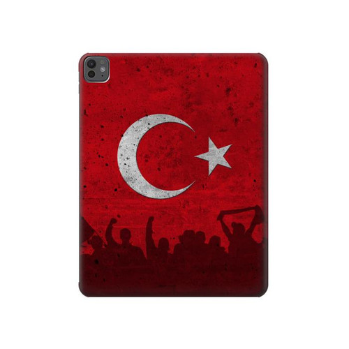 S2991 七面鳥サッカー Turkey Football Soccer Flag iPad Pro 13 (2024,2025) タブレットケース