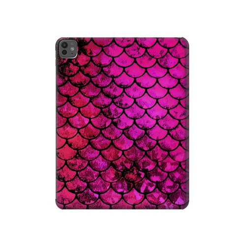 S3051 ピンク人魚のスケール Pink Mermaid Fish Scale iPad Pro 13 (2024,2025) タブレットケース