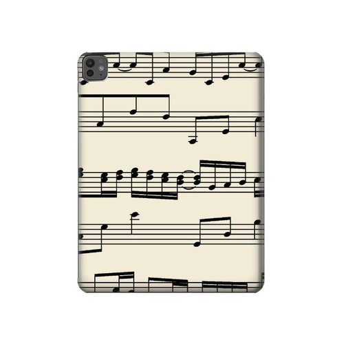 S3082 音楽シート Music Sheet iPad Pro 13 (2024,2025), Air 13 2026 タブレットケース