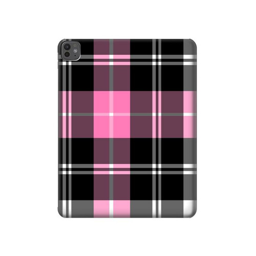 S3091 ピンクの模様のパターン Pink Plaid Pattern iPad Pro 13 (2024,2025), Air 13 2026 タブレットケース