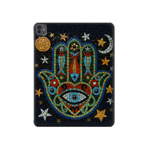 S3175 ハムサハンドモザイク Hamsa Hand Mosaics iPad Pro 13 (2024,2025) タブレットケース