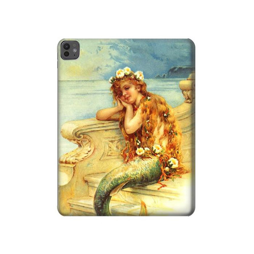 S3184 リトルマーメイドの絵画 Little Mermaid Painting iPad Pro 13 (2024,2025), Air 13 2026 タブレットケース