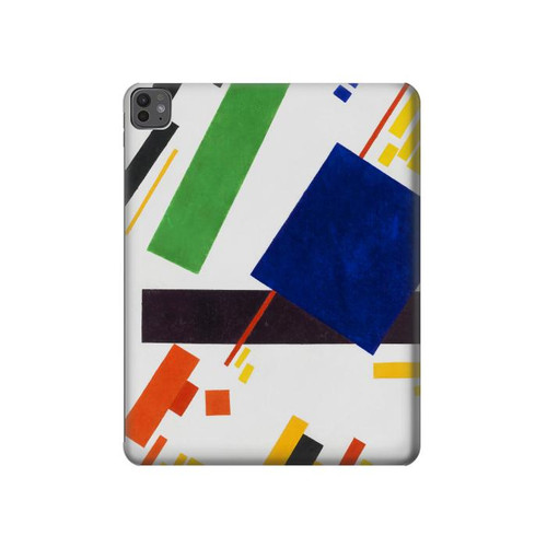 S3343 カジミール・マレーヴィチ最高指揮者作曲 Kazimir Malevich Suprematist Composition iPad Pro 13 (2024,2025), Air 13 2026 タブレットケース