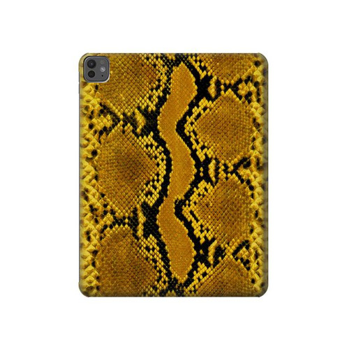 S3365 黄パイソンの皮膚 グラフィックプリント Yellow Python Skin Graphic Print iPad Pro 13 (2024,2025) タブレットケース