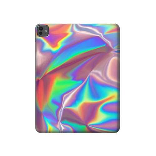 S3597 ホログラフィック写真印刷 Holographic Photo Printed iPad Pro 13 (2024,2025), Air 13 2026 タブレットケース