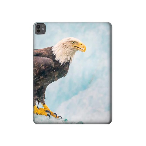 S3843 白頭ワシと氷 Bald Eagle On Ice iPad Pro 13 (2024,2025) タブレットケース