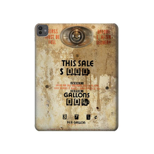 S3954 ビンテージガスポンプ Vintage Gas Pump iPad Pro 13 (2024,2025), Air 13 2026 タブレットケース