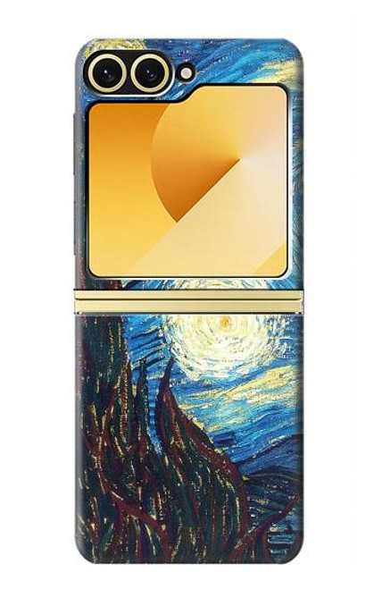 S0582 ゴッホ 星降る夜 Van Gogh Starry Nights Samsung Galaxy Z Flip 6 バックケース、フリップケース・カバー