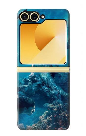 S0899 マーメイド Mermaid Samsung Galaxy Z Flip 6, Flip 7 FE バックケース、フリップケース・カバー
