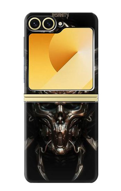S1027 メタルスカル Hardcore Metal Skull Samsung Galaxy Z Flip 6, Flip 7 FE バックケース、フリップケース・カバー