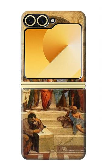 S1086 アテネのラファエルの学校  Raphael's School of Athens Samsung Galaxy Z Flip 6, Flip 7 FE バックケース、フリップケース・カバー