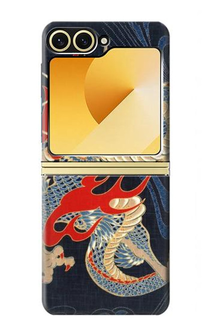 S2073 日本ドラゴン Japan Dragon Art Samsung Galaxy Z Flip 6, Flip 7 FE バックケース、フリップケース・カバー