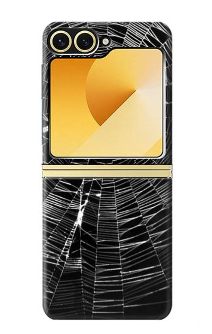S2224 クモの巣 Spider Web Samsung Galaxy Z Flip 6, Flip 7 FE バックケース、フリップケース・カバー