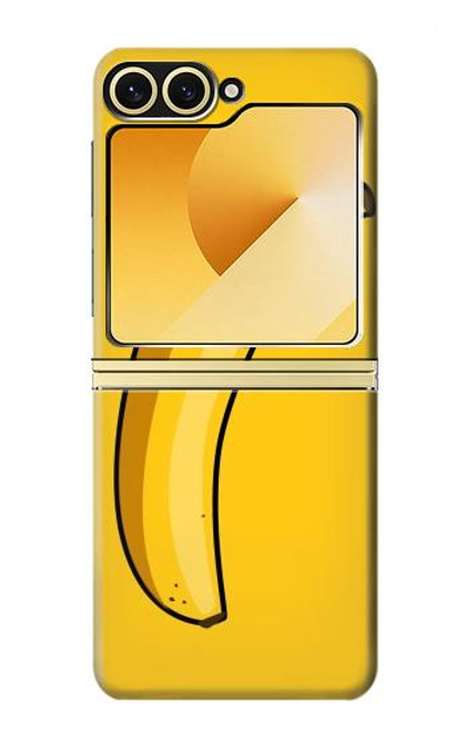 S2294 バナナ Banana Samsung Galaxy Z Flip 6, Flip 7 FE バックケース、フリップケース・カバー