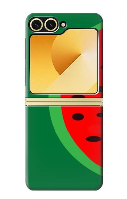 S2383 スイカ Watermelon Samsung Galaxy Z Flip 6, Flip 7 FE バックケース、フリップケース・カバー