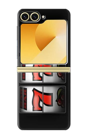 S2406 スロットマシンラッキー777 777 Slot Machine Lucky 777 Samsung Galaxy Z Flip 6, Flip 7 FE バックケース、フリップケース・カバー