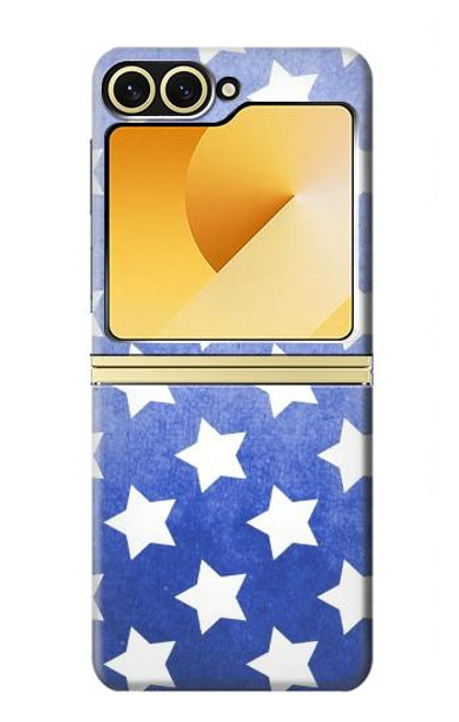 S2481 スター柄 Star Pattern Samsung Galaxy Z Flip 6, Flip 7 FE バックケース、フリップケース・カバー