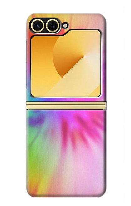S2488 絞り染め カラフル Tie Dye Color Samsung Galaxy Z Flip 6, Flip 7 FE バックケース、フリップケース・カバー