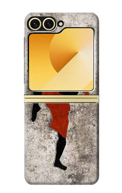 S2634 ムエタイキックボクシング格闘技 Muay Thai Kickboxing Martial Art Samsung Galaxy Z Flip 6 バックケース、フリップケース・カバー