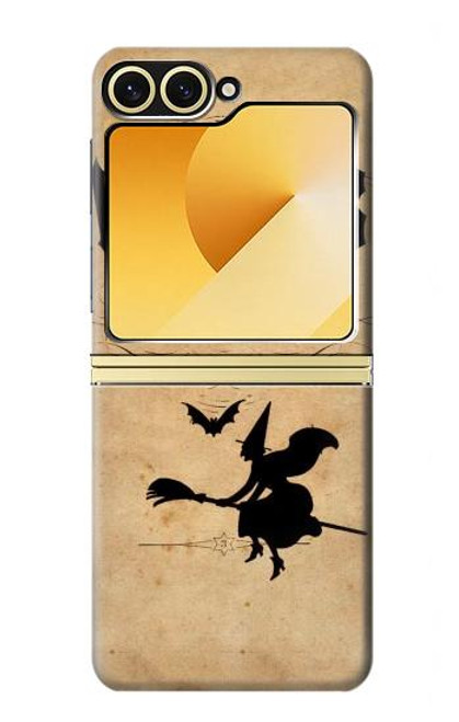 S2648 ヴィンテージハロウィン魔女ボール Vintage Halloween The Witches Ball Samsung Galaxy Z Flip 6, Flip 7 FE バックケース、フリップケース・カバー
