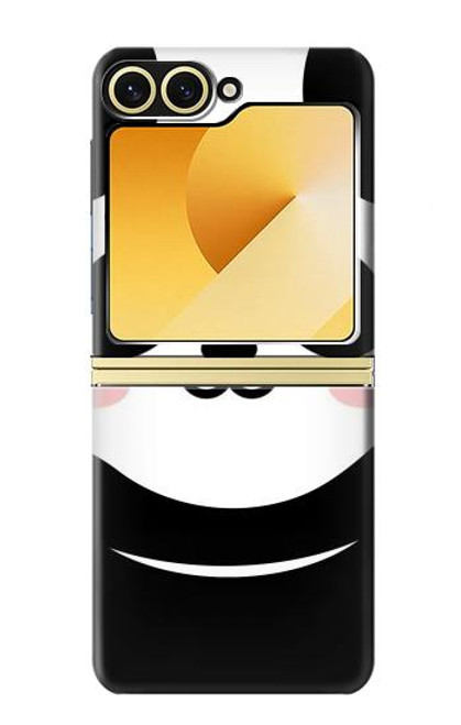 S2662 可愛いパンダ Cute Panda Cartoon Samsung Galaxy Z Flip 6, Flip 7 FE バックケース、フリップケース・カバー