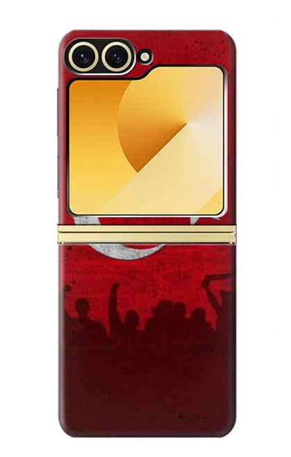 S2991 七面鳥サッカー Turkey Football Soccer Flag Samsung Galaxy Z Flip 6, Flip 7 FE バックケース、フリップケース・カバー