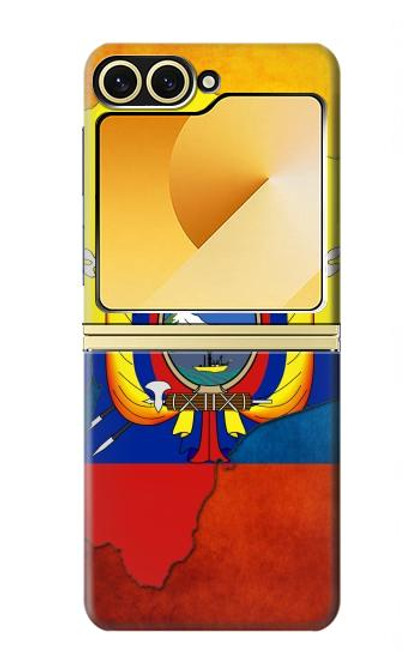 S3020 エクアドルの旗 Ecuador Flag Samsung Galaxy Z Flip 6, Flip 7 FE バックケース、フリップケース・カバー
