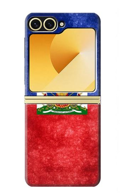 S3022 ハイチ旗 Haiti Flag Samsung Galaxy Z Flip 6, Flip 7 FE バックケース、フリップケース・カバー