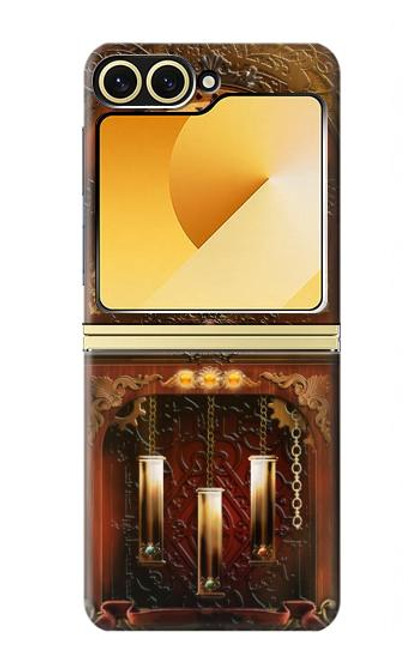 S3174 大きな古時計 Grandfather Clock Samsung Galaxy Z Flip 6, Flip 7 FE バックケース、フリップケース・カバー