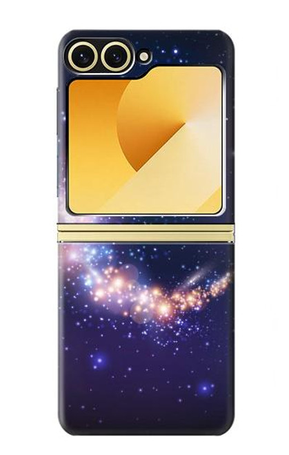 S3324 彎月・月・ギャラクシー Crescent Moon Galaxy Samsung Galaxy Z Flip 6, Flip 7 FE バックケース、フリップケース・カバー