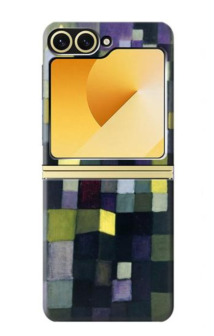 S3340 パウル・クレー建築 Paul Klee Architecture Samsung Galaxy Z Flip 6, Flip 7 FE バックケース、フリップケース・カバー