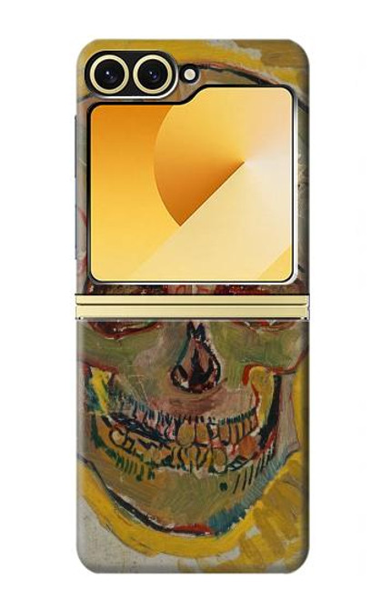 S3359 ヴィンセント・ヴァン・ゴッホ スカル Vincent Van Gogh Skull Samsung Galaxy Z Flip 6, Flip 7 FE バックケース、フリップケース・カバー