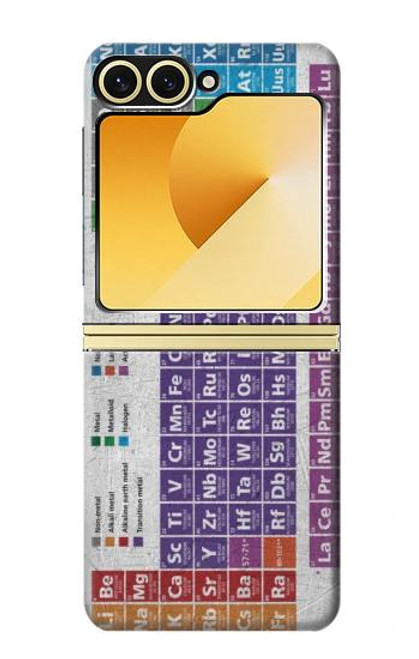 S3383 周期表 Periodic Table Samsung Galaxy Z Flip 6, Flip 7 FE バックケース、フリップケース・カバー