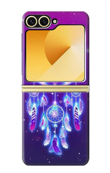 S3484 かわいいギャラクシードリームキャッチャー Cute Galaxy Dream Catcher Samsung Galaxy Z Flip 6, Flip 7 FE バックケース、フリップケース・カバー