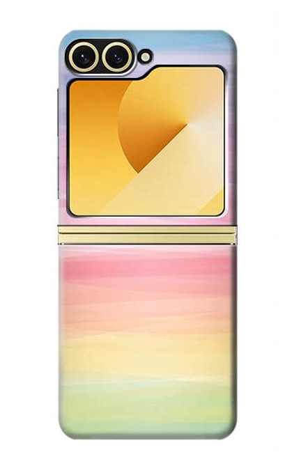 S3507 カラフルな虹 パステル Colorful Rainbow Pastel Samsung Galaxy Z Flip 6 バックケース、フリップケース・カバー