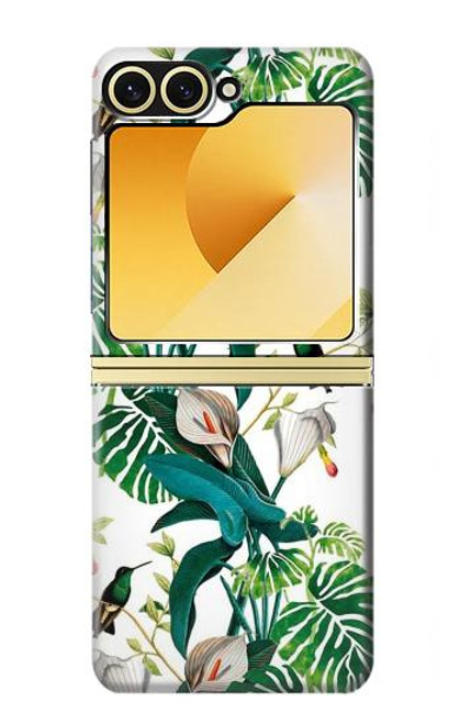 S3697 リーフライフバード Leaf Life Birds Samsung Galaxy Z Flip 6, Flip 7 FE バックケース、フリップケース・カバー