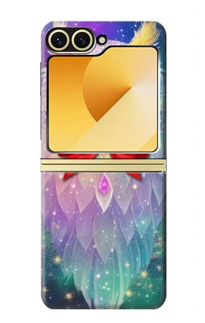 S3934 ファンタジーオタクフクロウ Fantasy Nerd Owl Samsung Galaxy Z Flip 6, Flip 7 FE バックケース、フリップケース・カバー