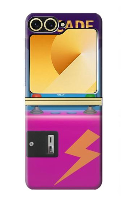 S3961 アーケード キャビネット レトロ マシン Arcade Cabinet Retro Machine Samsung Galaxy Z Flip 6, Flip 7 FE バックケース、フリップケース・カバー